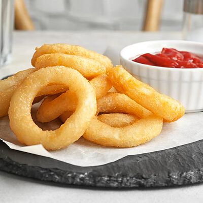 Verdure grigliate e specialit&agrave; - Anelli di cipolla