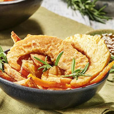 Verdure grigliate e specialit&agrave; - Zucca al Rosmarino in Tempura