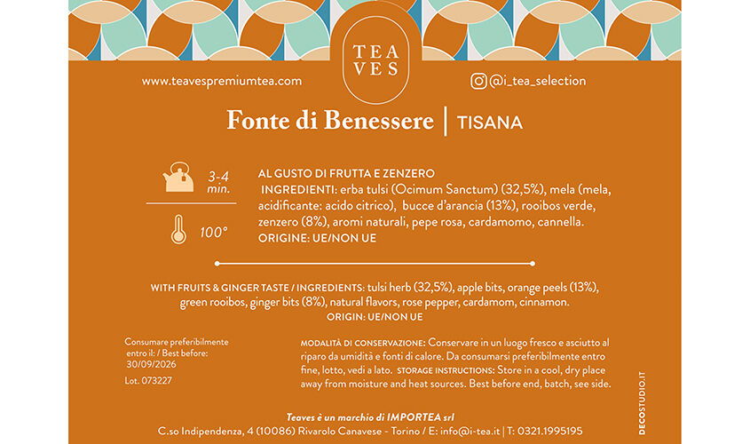 Tisane e infusi - Fonte di Benessere Tisana