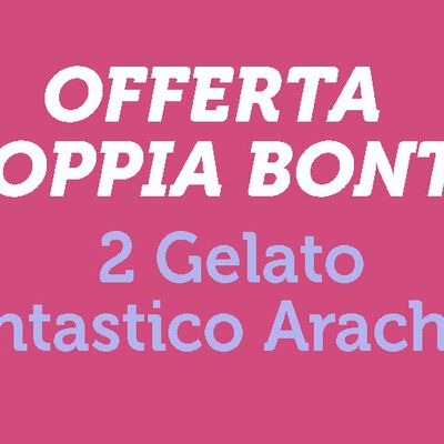Vaschette - Offerta Doppia Bontà - "Gelato FantasticoArachide Salata