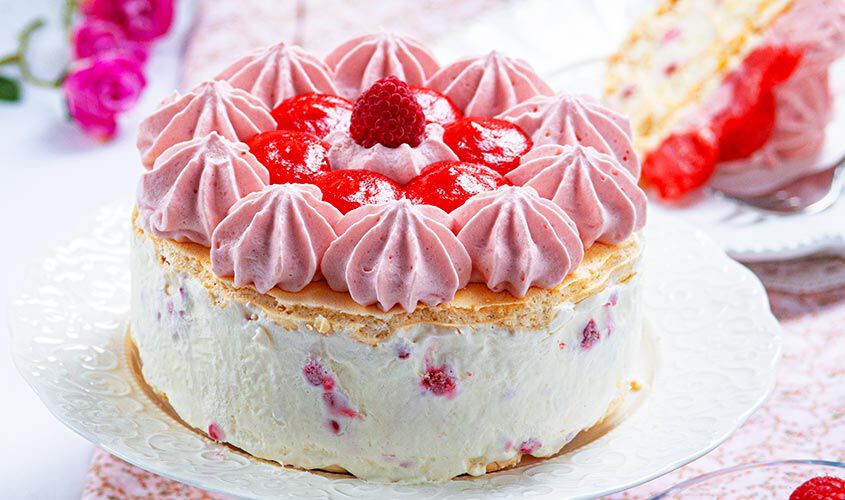 Torte e Dessert - Meringata al Lampone