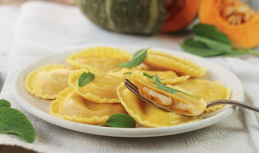 Gnocchi e paste ripiene - GRAN RAVIOLI ALLA ZUCCA