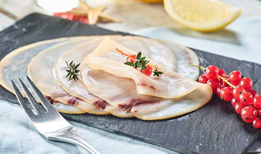Pesce - Carpaccio di Pesce Spada Leggermente Affumicato