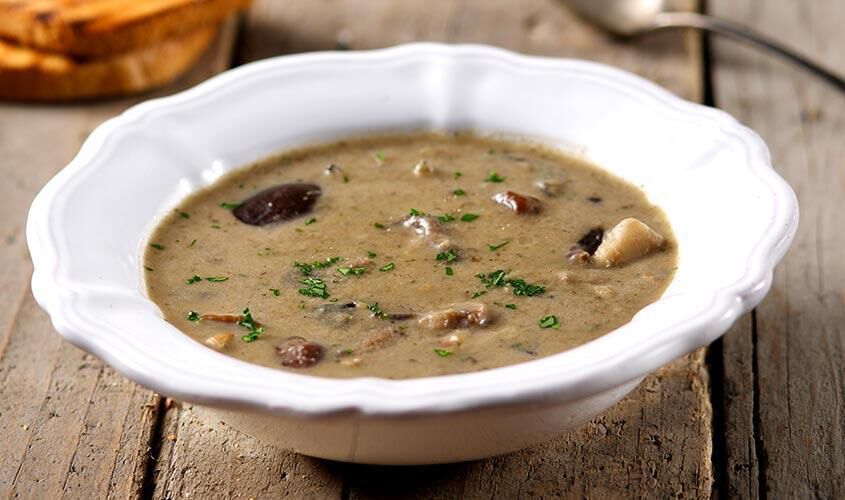 Minestroni zuppe e vellutate  - Vellutata con Funghi Porcini