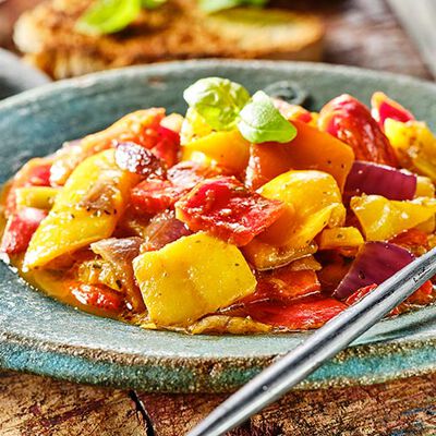 Verdure grigliate e specialit&agrave; - Peperonata