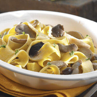 Ristopiatti: i primi piatti gourmet - I Ristopiatti ' PAPPARDELLE AI FUNGHI' (copied on:17-3-2021)