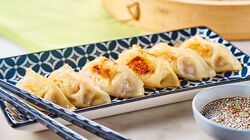 Cibi dal mondo - Gyoza con Gamberi Argentini e Pollo