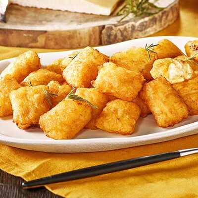 Pur&egrave; e specialit&agrave; di patate - Mini Tasche di Patate al Formaggio di Montagna