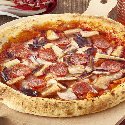 Pizze - Pizza "Verace Radicchio Rosso di Treviso IGPe Salamino