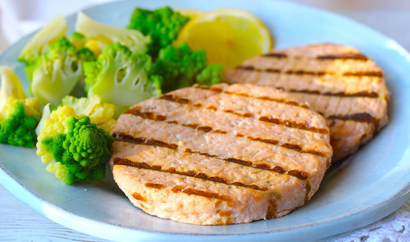 Pesce e crostacei al naturale - Burger di Salmone