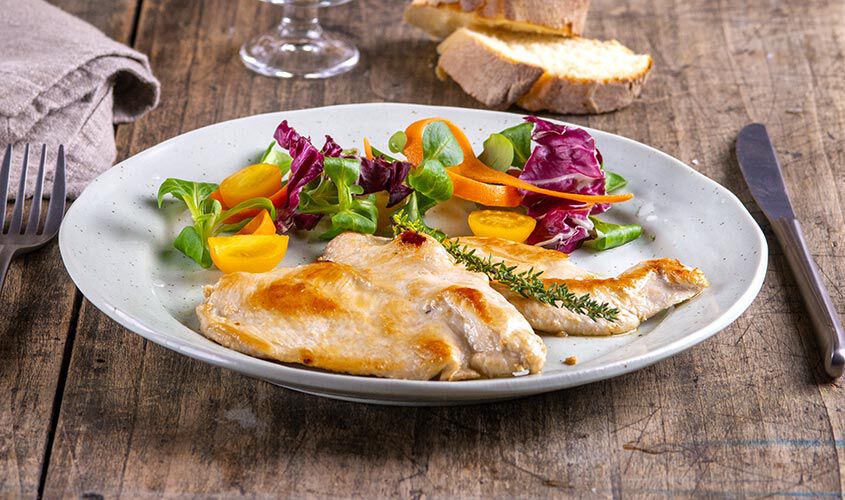 Carne al naturale - Fettine di Petto di Pollo