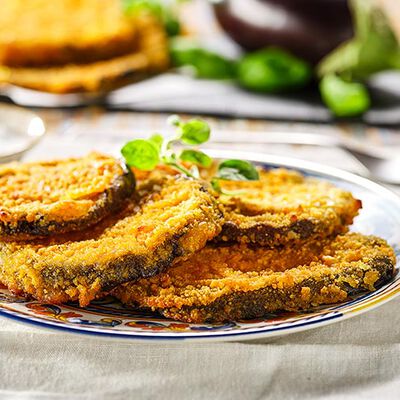 Verdure grigliate e specialit&agrave; - Melanzane Impanate