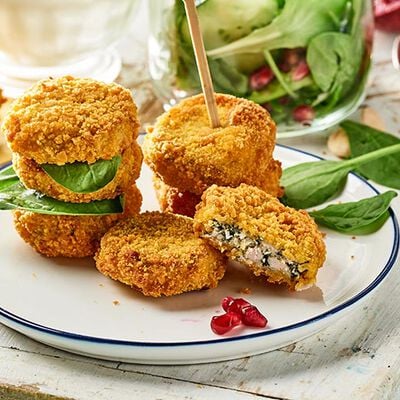 Specialit&agrave; di carne - Medaglioni di Pollo con Spinaci