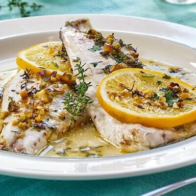 Specialit&agrave; di pesce - Filetti di Branzino agli Agrumi