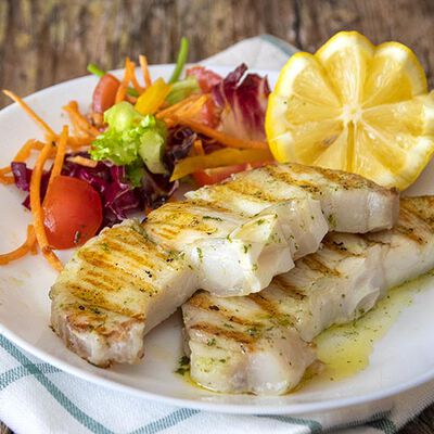 Pesce e crostacei al naturale - Trance di Verdesca