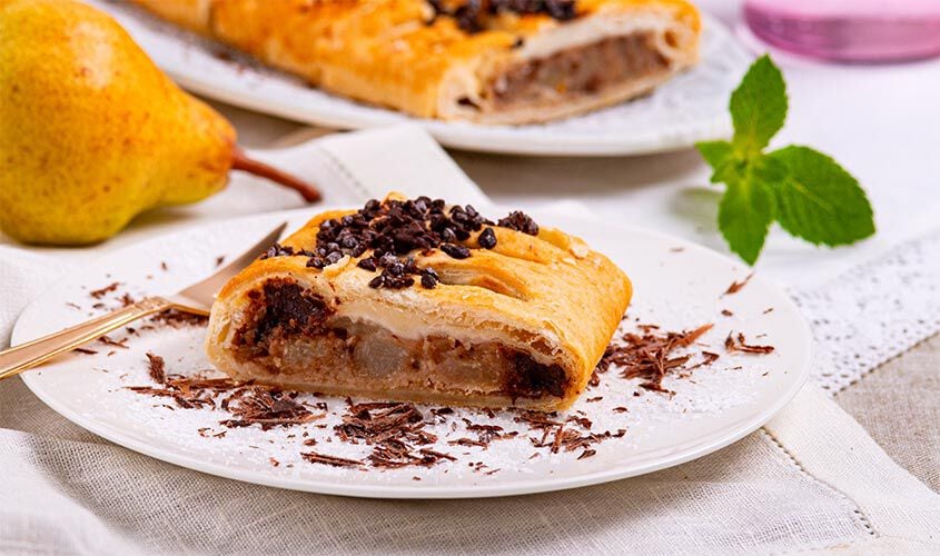 Torte e Dessert - Strudel Pere e Cioccolato