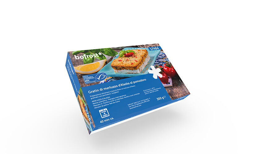 Pesce Panato - Sc. 20% Bclub Gratin di merluzzo d'Alaska al pomodoro bClub