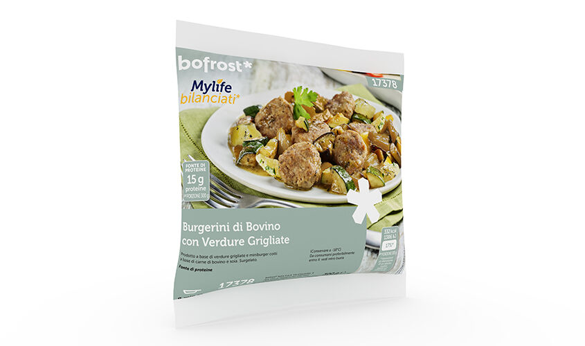 MyLife Bilanciati - Burgerini di Bovino con Verdure Grigliate