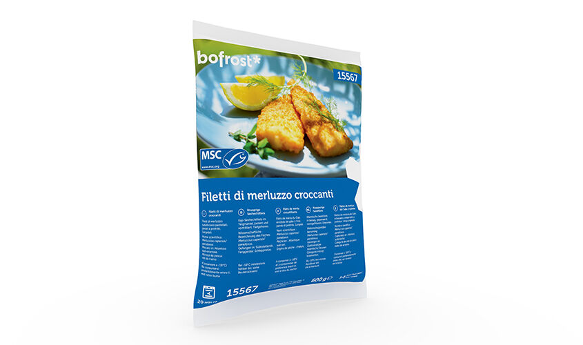 Pesce Panato - Filetti di Merluzzo Croccanti