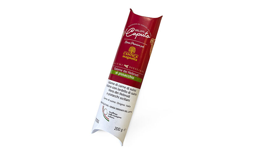 Salumi - Salame dei Nebrodi al pistacchio