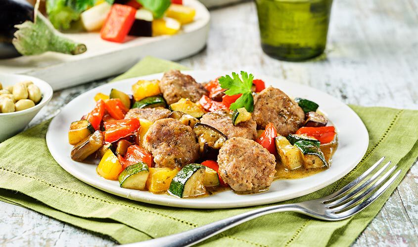 MyLife Bilanciati - Burgerini di Bovino con Verdure Grigliate