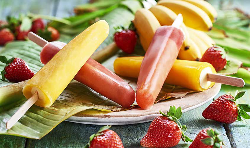 Stecchi e bastoncini - Follie di Frutta Banana e Fragola