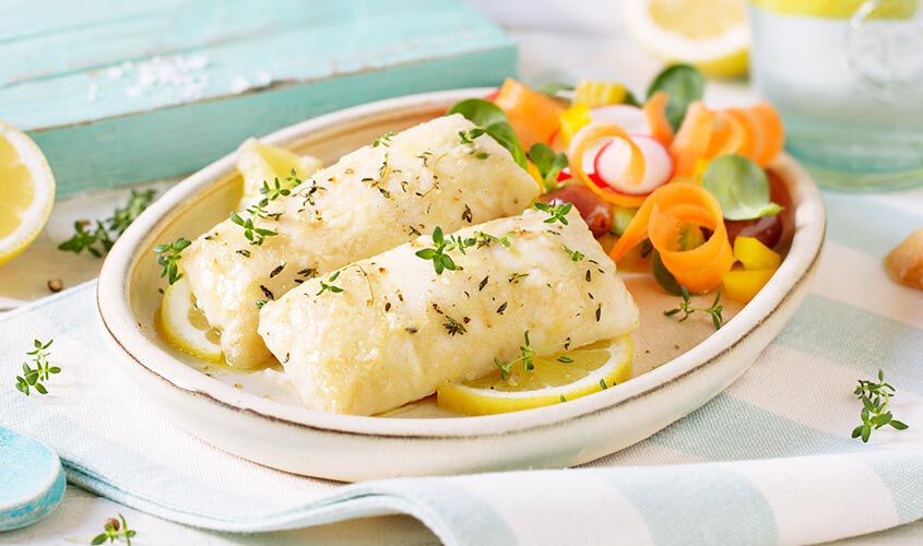 Pesce e crostacei al naturale - Fiori di filetto di Merluzzo