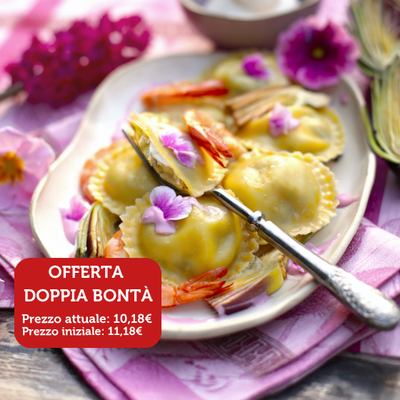 Primi e Sughi - Doppia Bont&agrave; - Girasoli Carciofo e Burrata
