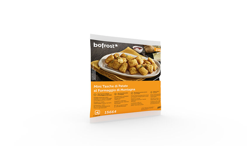 Pur&egrave; e specialit&agrave; di patate - Mini Tasche di Patate al Formaggio di Montagna