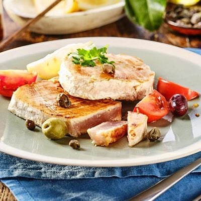 Specialit&agrave; di pesce - Tagliata di Tonno Alalunga