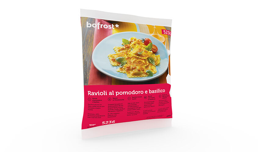 Gnocchi e paste ripiene - Ravioli al Pomodoro e Basilico