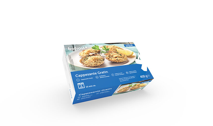 Specialit&agrave; di pesce - Cappesante Gratin