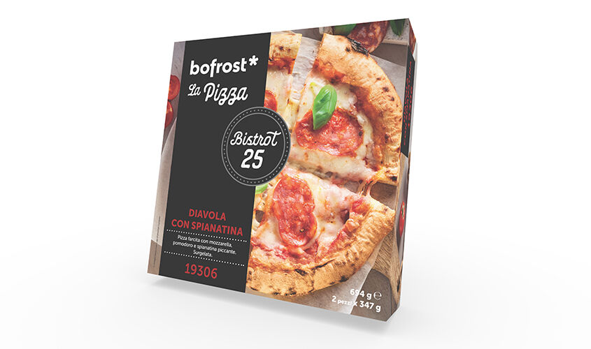 Pizze - Pizza "Bistrot 25" Diavola con Spianatina