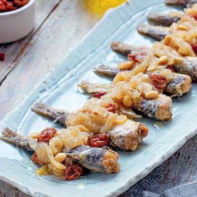 Specialità di pesce - Sarde in Saor