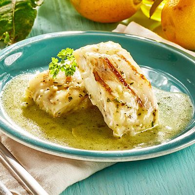 Specialità di pesce - Merluzzo d'Alaska grigliato