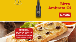 Offerte - Offerta Birra Ambrata Oi & Pizza Pala Formaggi e Tartufo