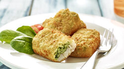 Pesce Panato - TASCHE DI MERLUZZO D'ALASKA AGLI SPINACI