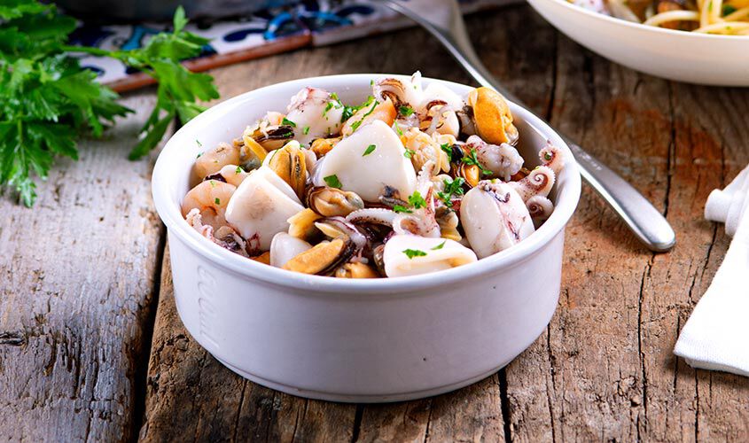 Specialità di pesce - Preparato di Mare per Risotti e Spaghetti