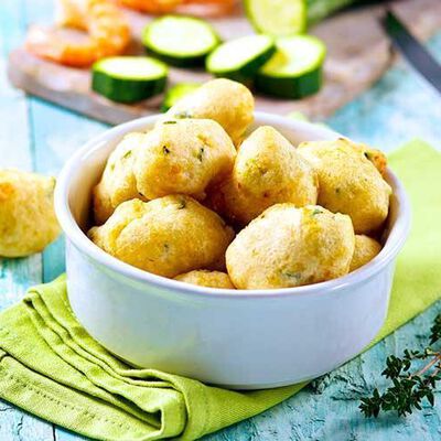 Stuzzichini per aperitivo e finger food - Spizzichelle Zucchine e Gamberi