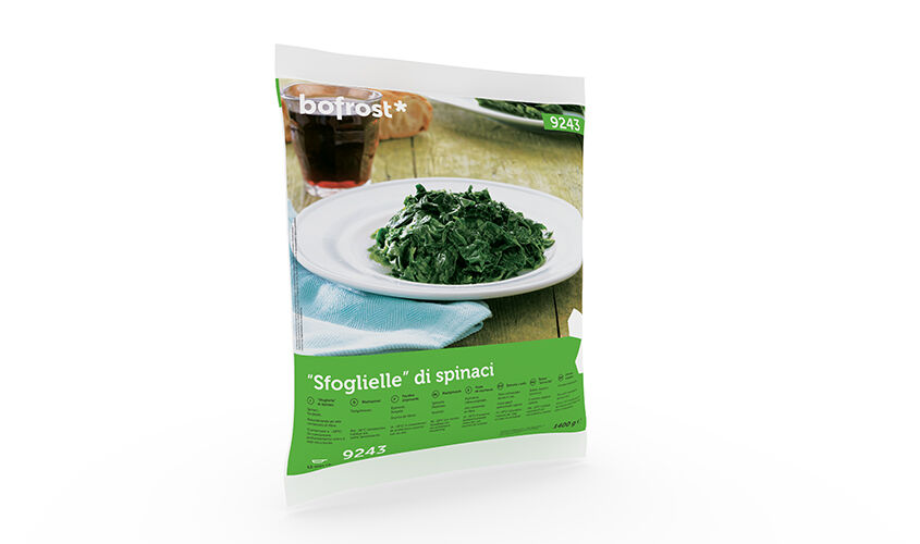 Verdure al naturale - 'Sfoglielle' di spinaci