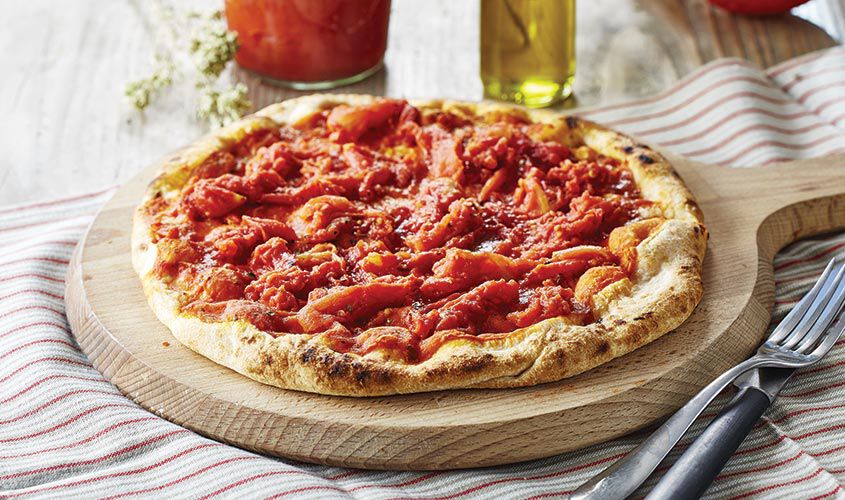LA PIZZA CON 'POMODORO SAN MARZANO DELL'AGRO SARNESE-NOCERINO DOP'