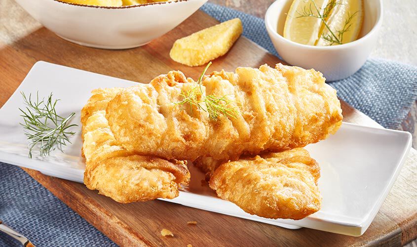 Merluzzo d'Alaska in Tempura