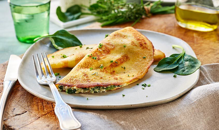 Crespelle Ricotta e Spinaci