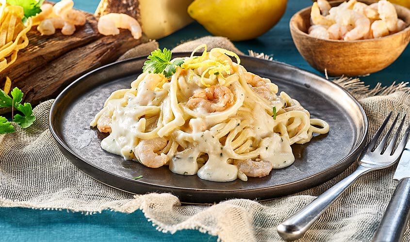 Tonnarelli Cacio e Gamberi