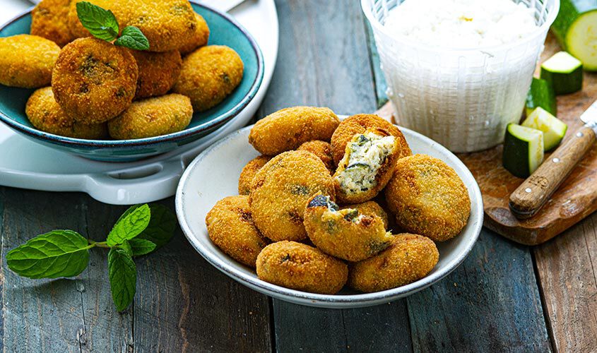Bocconcini ricotta e zucchine