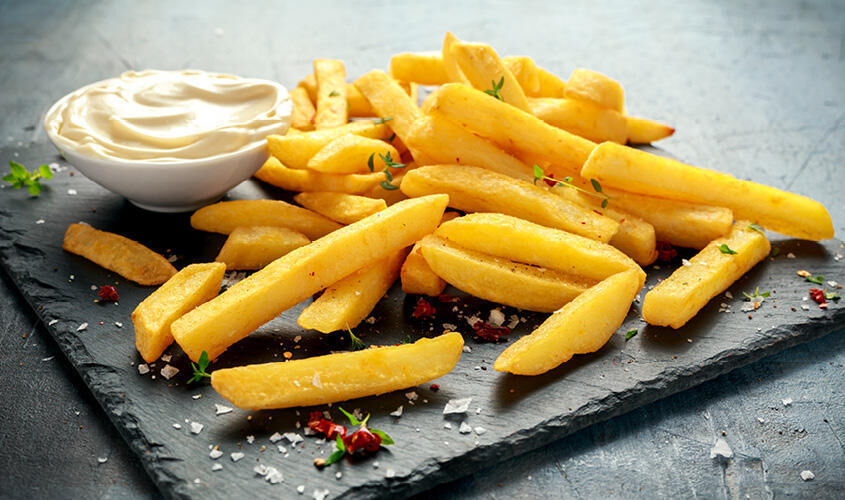 Patate a bastoncino extra da forno