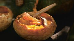 Panetti con vellutata di Zucca e Carote, con Gamberi e Porcini - Ottobre 2025 Bofrost