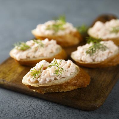 Tartine al burro di gamberetti Bofrost