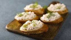 Tartine al burro di gamberetti Bofrost