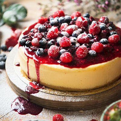 Cheesecake al pistacchio e gelsi neri Bofrost
